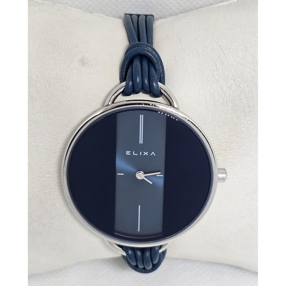 Women's ELIXA Finesse Blue Dial Multi Leather Rope Band Watch 13 - Picture 4 of 9